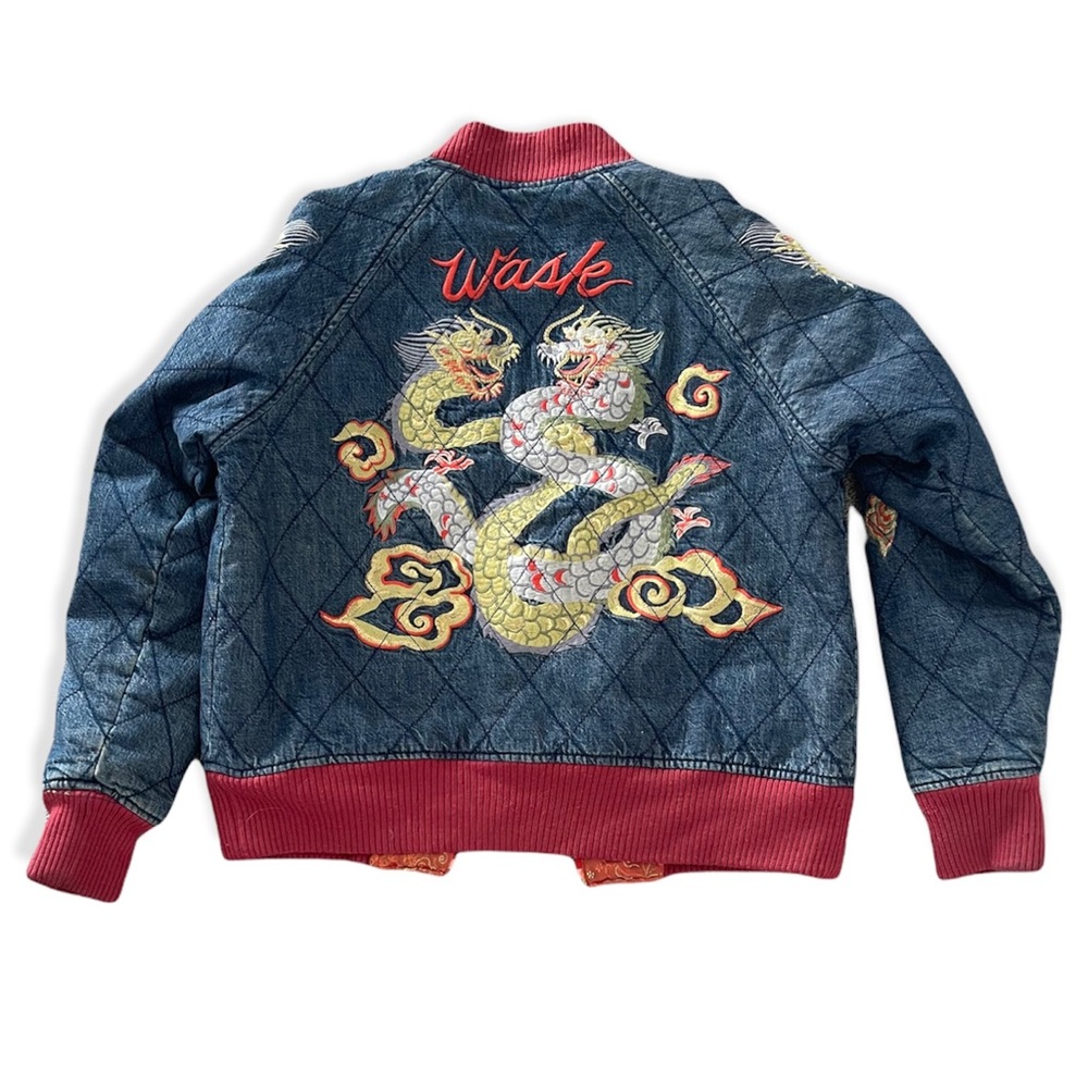 WASK Vintage Denim Embroidered Jacket Size XS Women’s or Boy’s